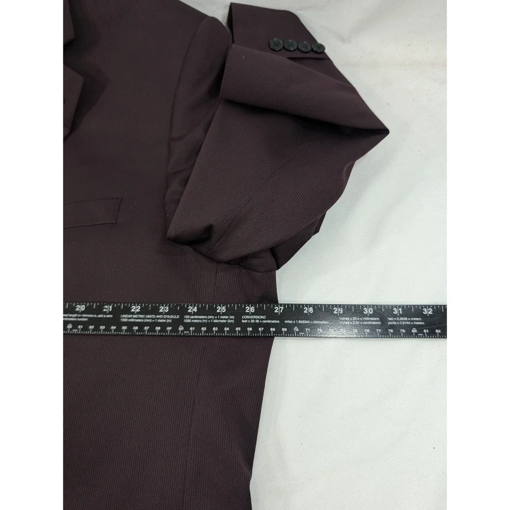 Oak Hill Blazer Sport Coat Formal Jacket DXL Dark Purple Micro Stripe 50R 54